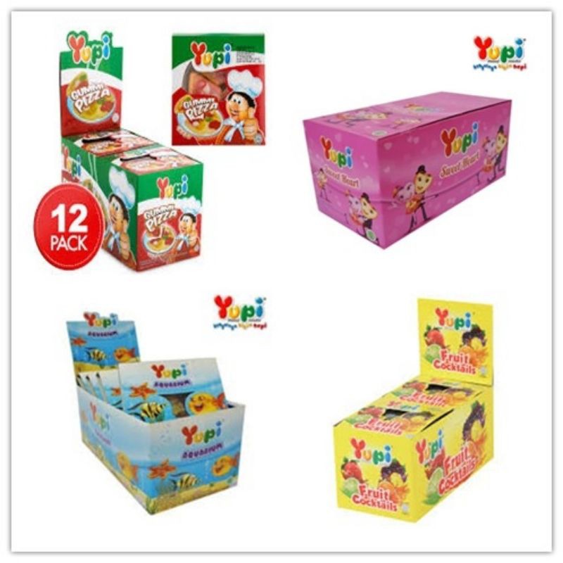 YUPI GUMMY ASSORTED 15G X 12PCS | Shopee Philippines