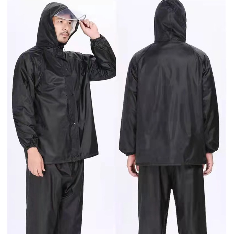 Motorcycle raincoat set(top + pants) waterproof raincoat | Shopee ...