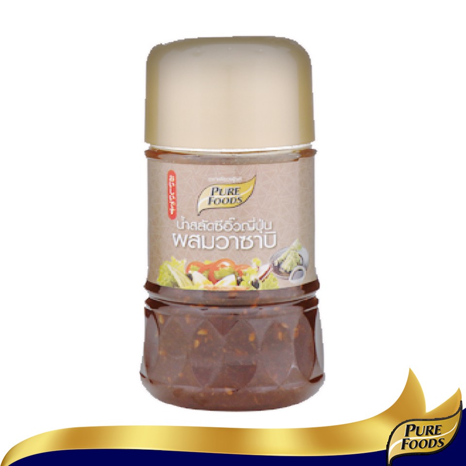 Pure Foods Japanese Soy Sauce Salad Dressing With Wasabi Size 150 G
