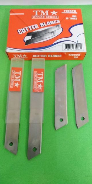TM cutter blades big refill 10 tube per box | Shopee Philippines