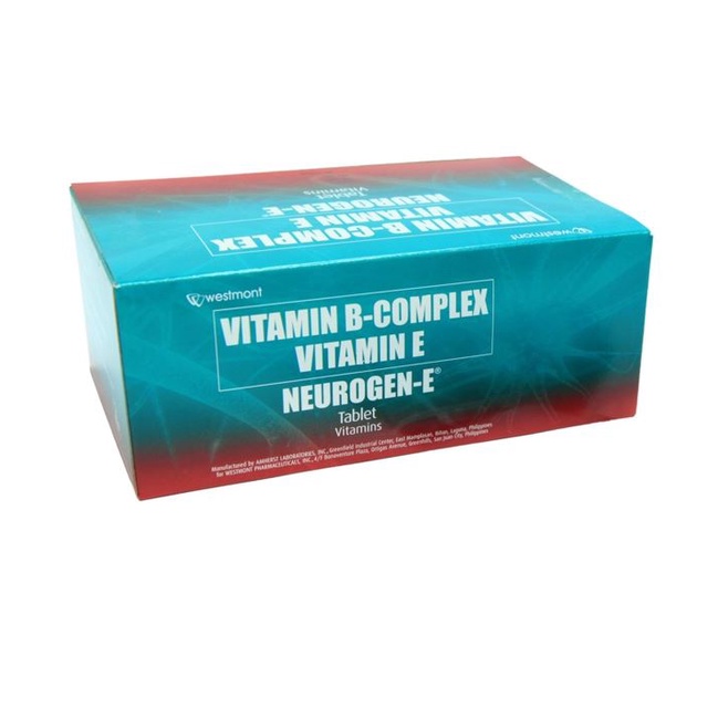 NEUROGENE Vitamin B Complex + Vitamin E Tablet (Sold per tablet
