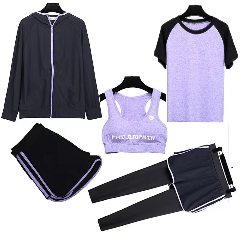 2XL-5XL Fashion Women Sports Wear Sets Quick-Drying Leggings Outdoor  Running Yoga Gym Fitness Tracksuit