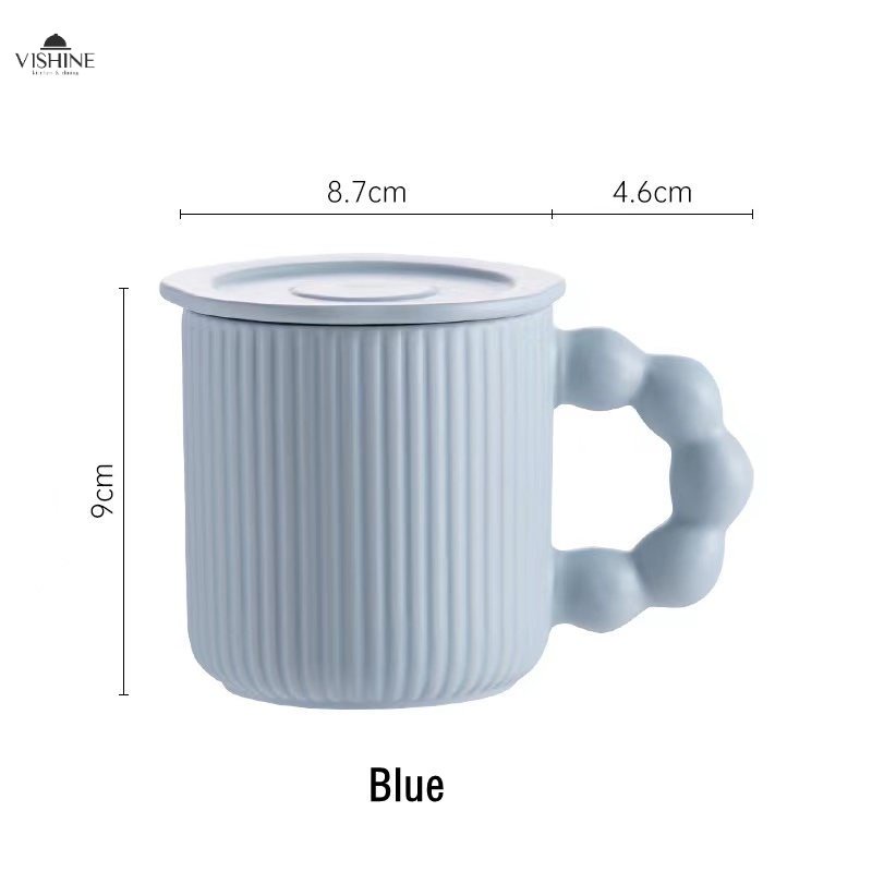 Nordic Drinkware Ceramic Macaroon Color Tea Water Mug Coffee Mug With ...