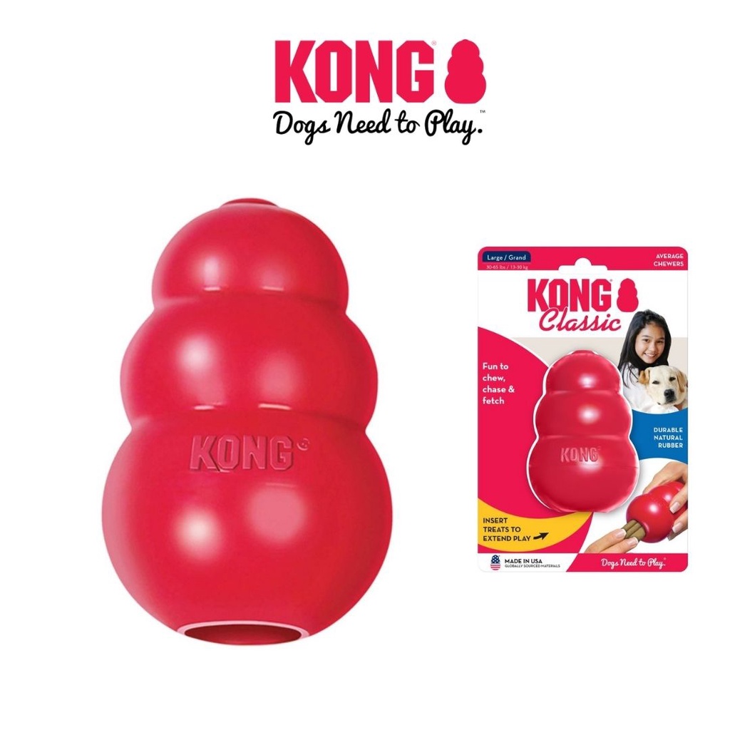 Kong® Classic Dog Chew Toy 5 Sizes Shopee Philippines