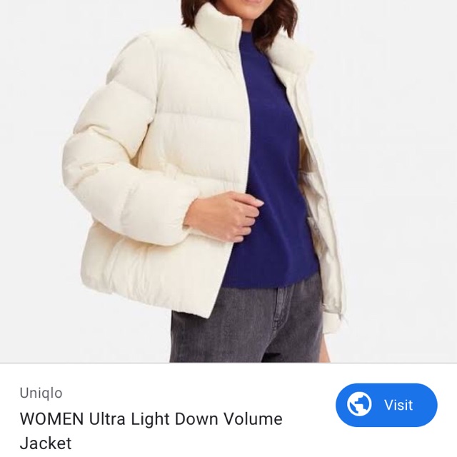 Uniqlo ultra light down volume jacket Shopee Philippines