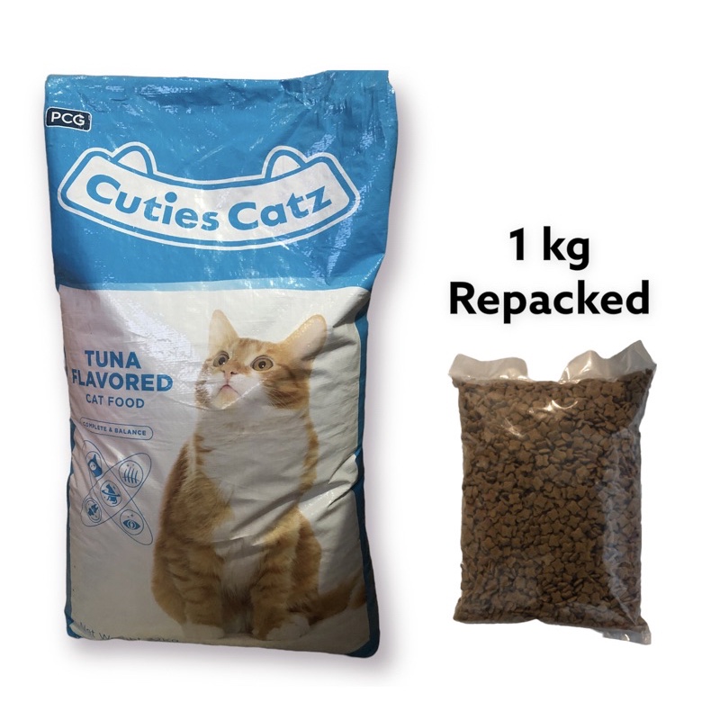 CUTIES CATZ Cat Food Tuna (1kg Repacked) | Shopee Philippines