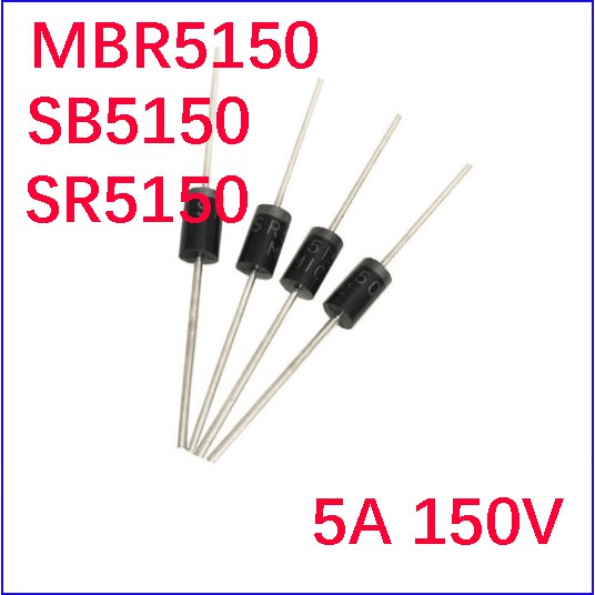 10PCS SR5200 SB5200 MBR5200 5A/200V SB5200M In-line diode MBR5150 ...