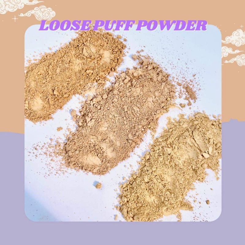 Loose Puff Powder Tone Adapting & Waterproof | Shopee Philippines