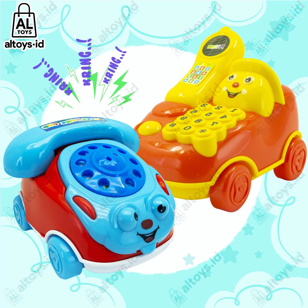 Retractable Telephone Toy Can Run Alone and Make a Ringing Sound LT119 ...