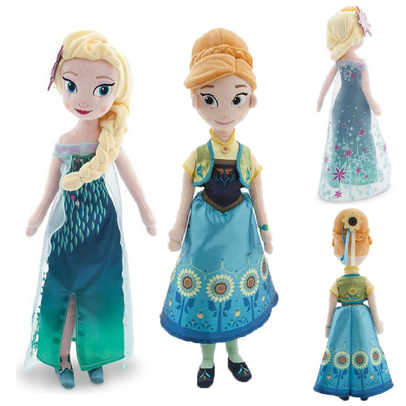 50cm Disney Magical Frozen 2 Princess Doll Elsa Anna Stuffed Plush ...