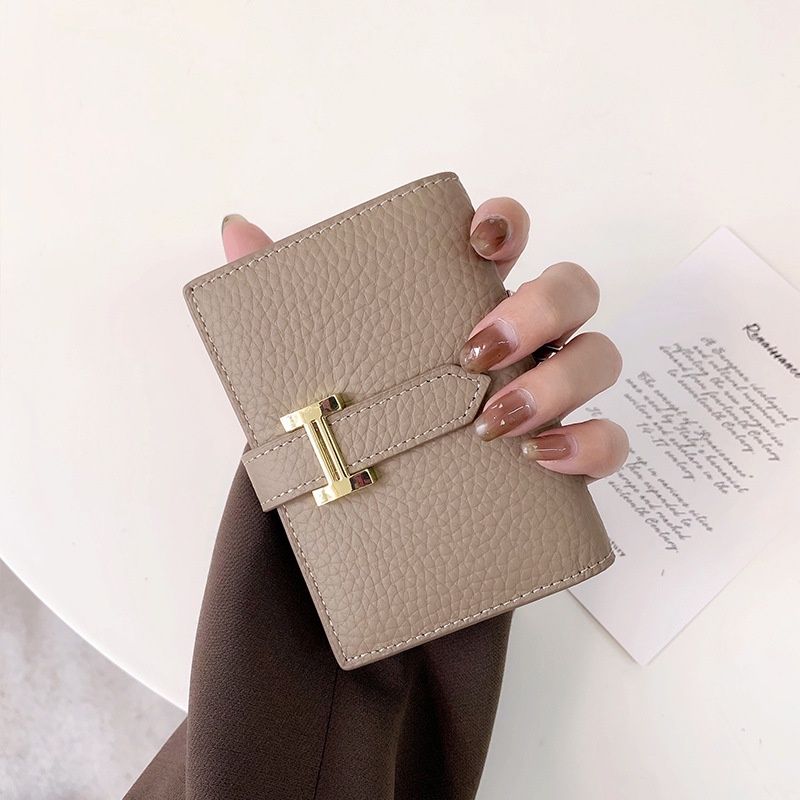 Ultra-Thin Wallet Women'S Short 2022 New Niche Design Ins Exquisite ...