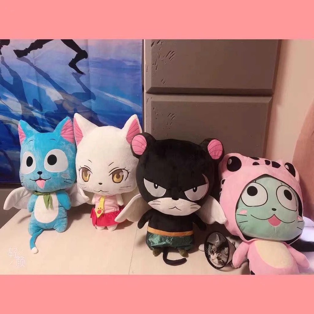 Anime Fairy Tail Plush Carla Frosch Happy Pantherlily Plushie Stuffed Toys Doll Figure Toy Throw Pillow Cushion Shopee Philippines