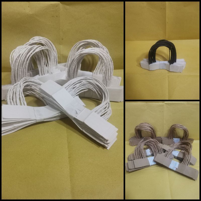 Twine Handle / Paper Twine for Paper Bag (50pairs) 100pieces Shopee