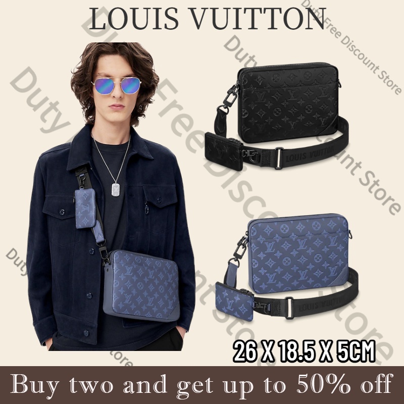 Louis Vuitton DUO crossbody bag / men's bag / crossbody bag / shoulder bag  / three-piece set