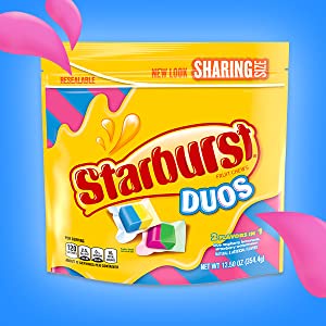 Starburst Duos Fruity Chewy Candy Turmeric Candy USA 354 gr Fruit ...