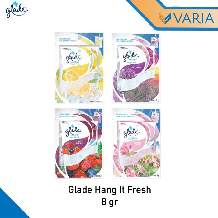 Glade Hang It Fresh 8gr Car Air Freshener Drawer Shopee Philippines