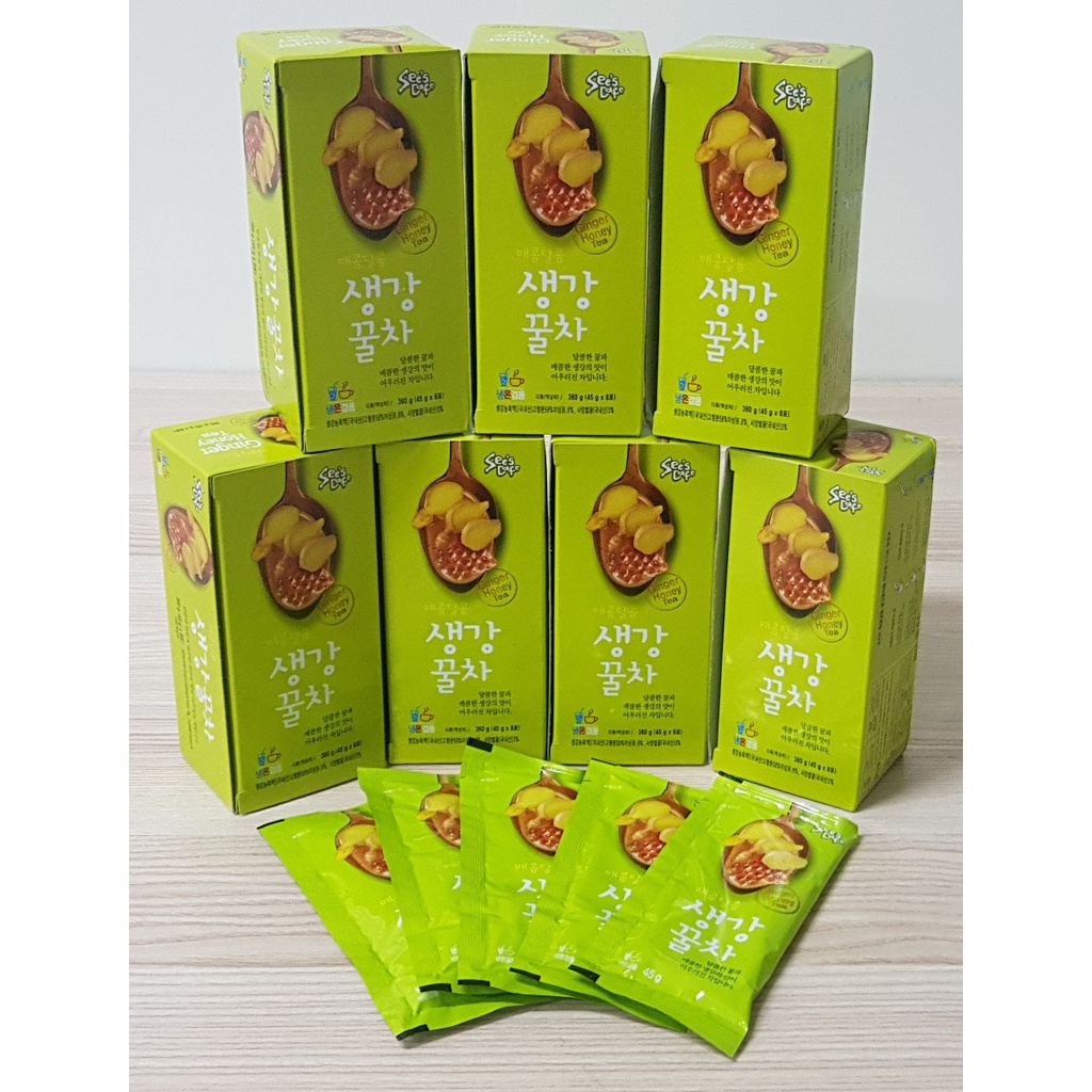 Ginger Honey Tea BOX (45g x 8 Sachet) | Shopee Philippines