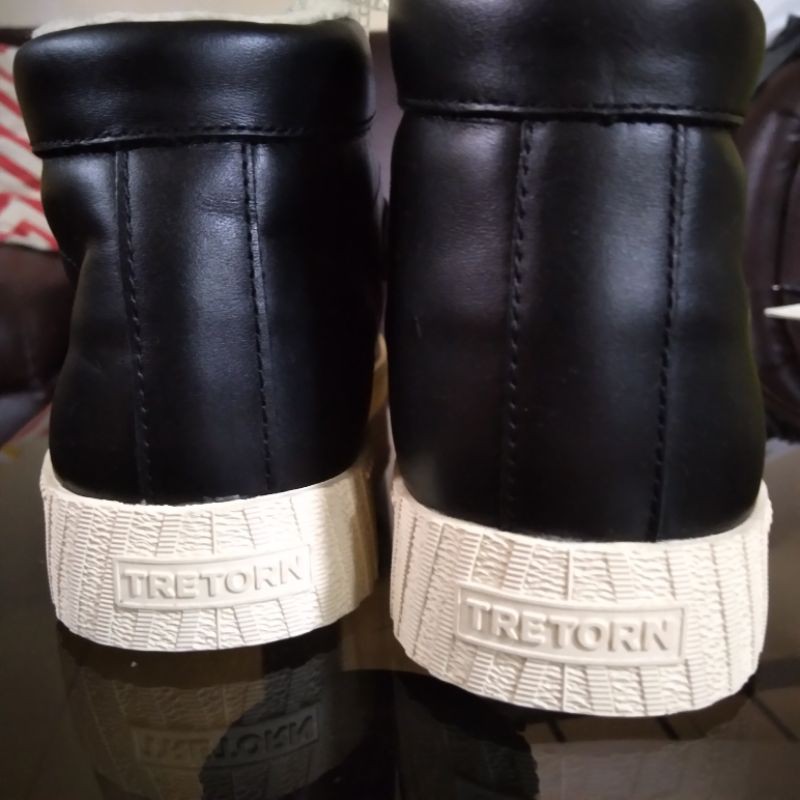 Tretorn hot sale black leather