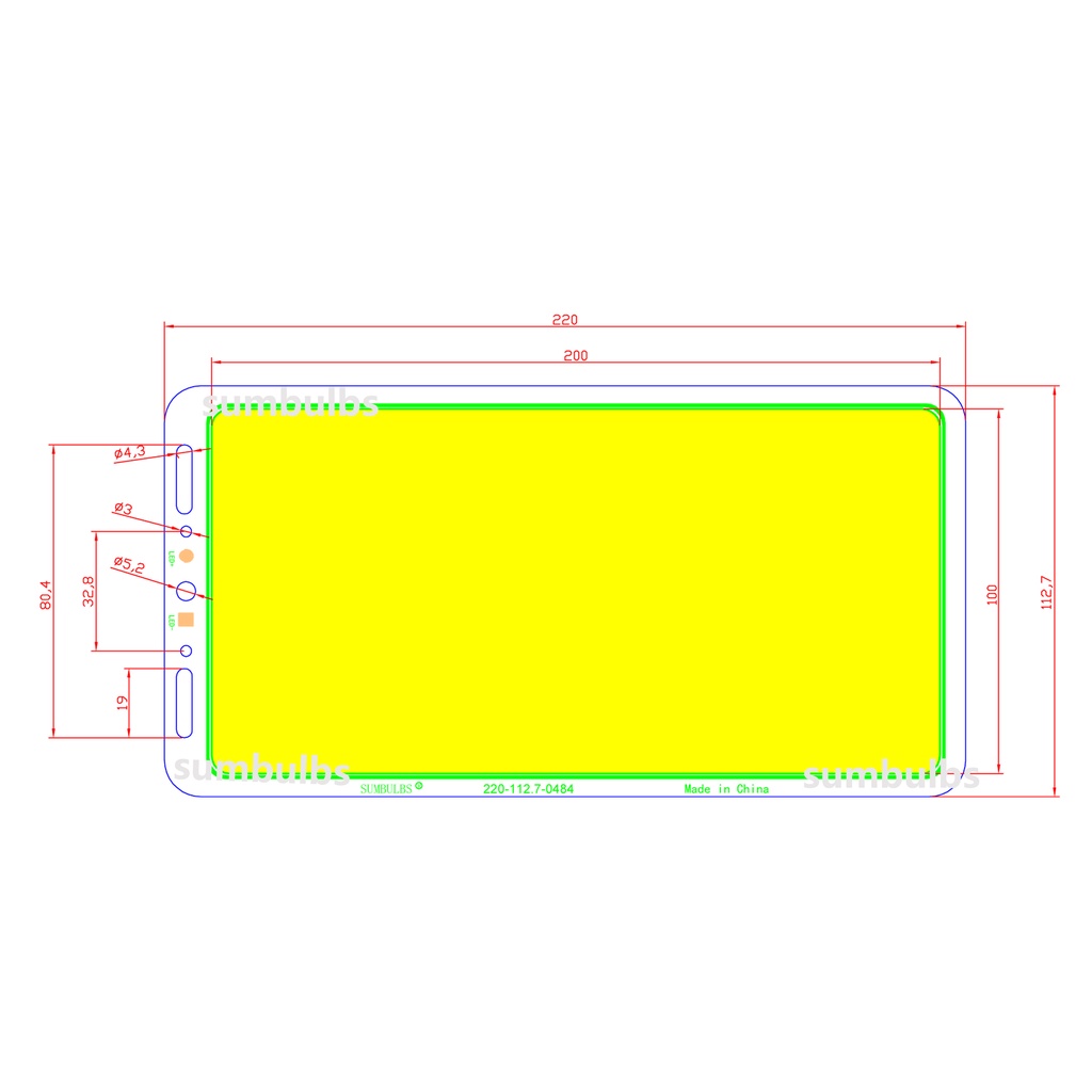 Ultra Bright 70W 12V DC COB LED Panel Lights Source