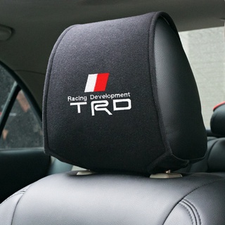 For TRD Car Headrest Cover Car pillows Cover Car neck pillow Cover Cotton Head Rest with pocket Shopee Philippines