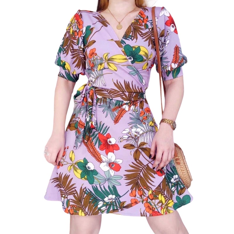 ワンピース 24SS ENFOLD MIX FABRIC COMBI DRESS 36 24SS ENFOLD MIX FABRIC COMBI DRESS 36