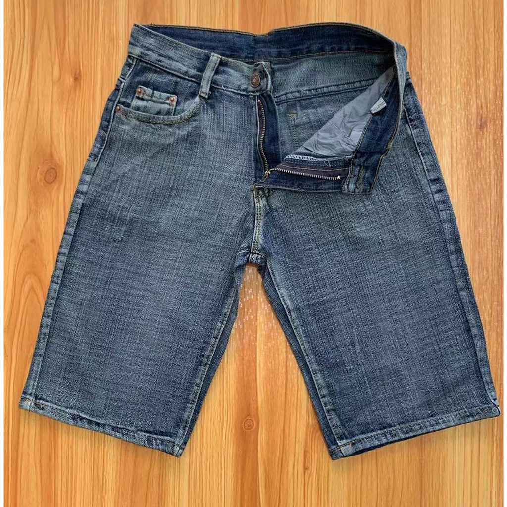 beatrice7516Men Denim Ripped Shorts Makapal Maong (not stretch ...