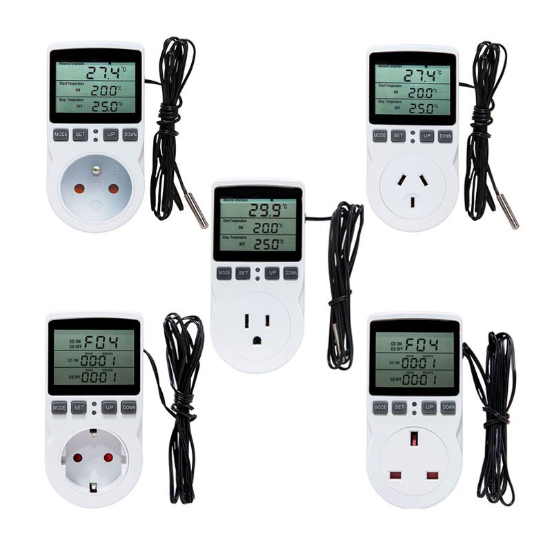 Timer socket thermostat digital temperature controller socket outlet