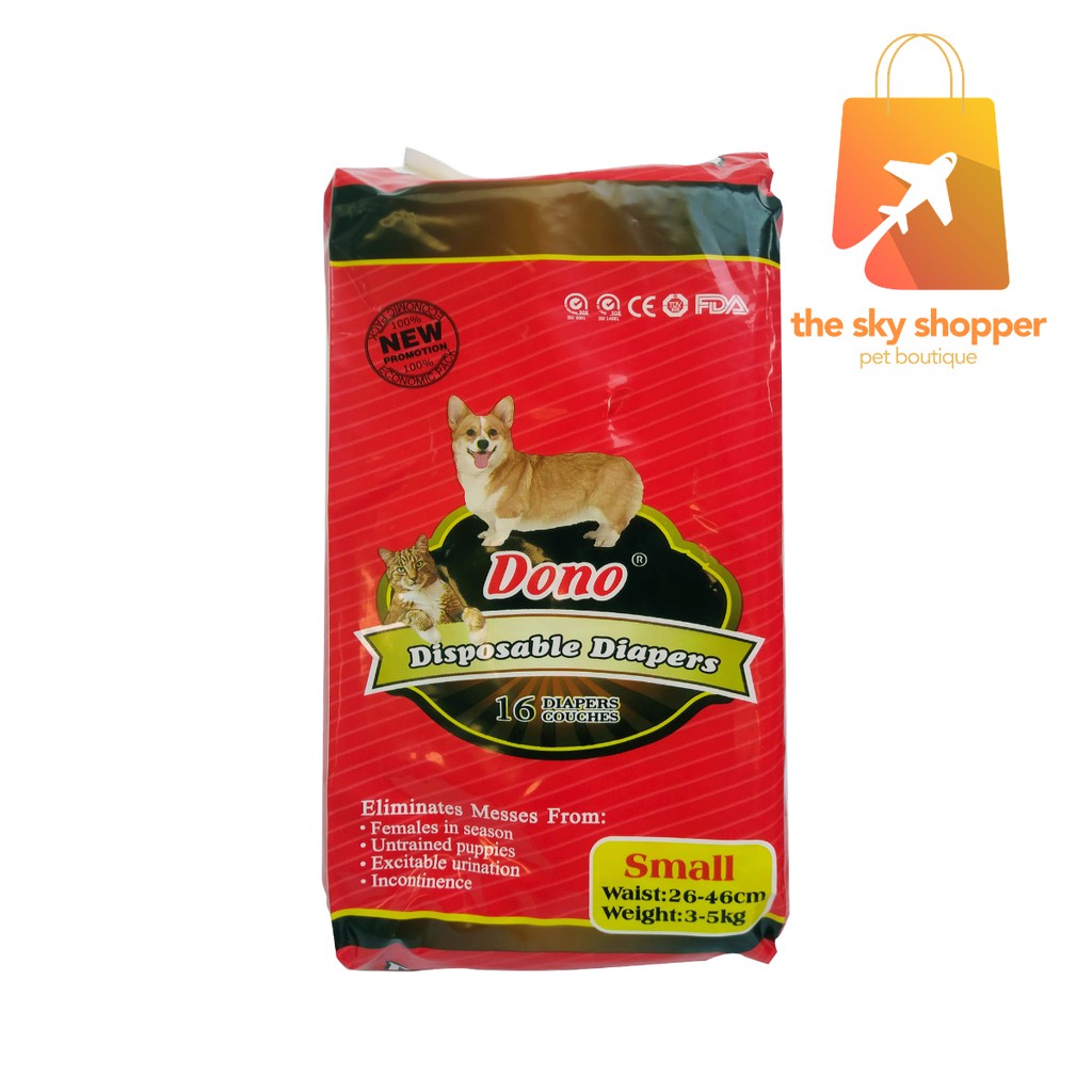 Dono Female Dog Disposable Diapers Shopee Philippines