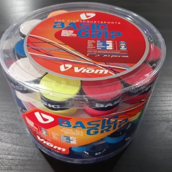 Rs Viom Rubber Grip Basic Plain Round Grip for Badminton Tennis Origina ...