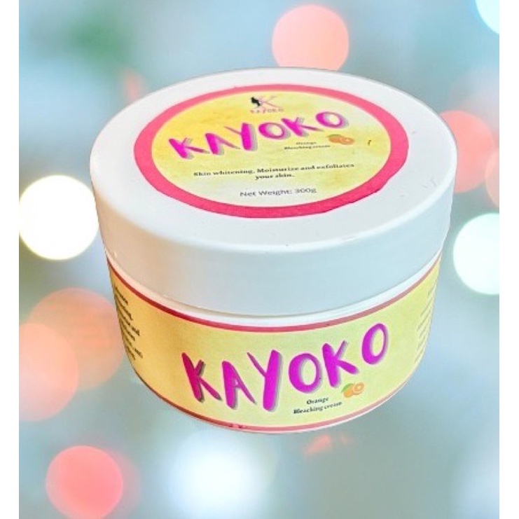 Skin Whitening and Moisturizing Bleaching Cream (Strawberry/Orange