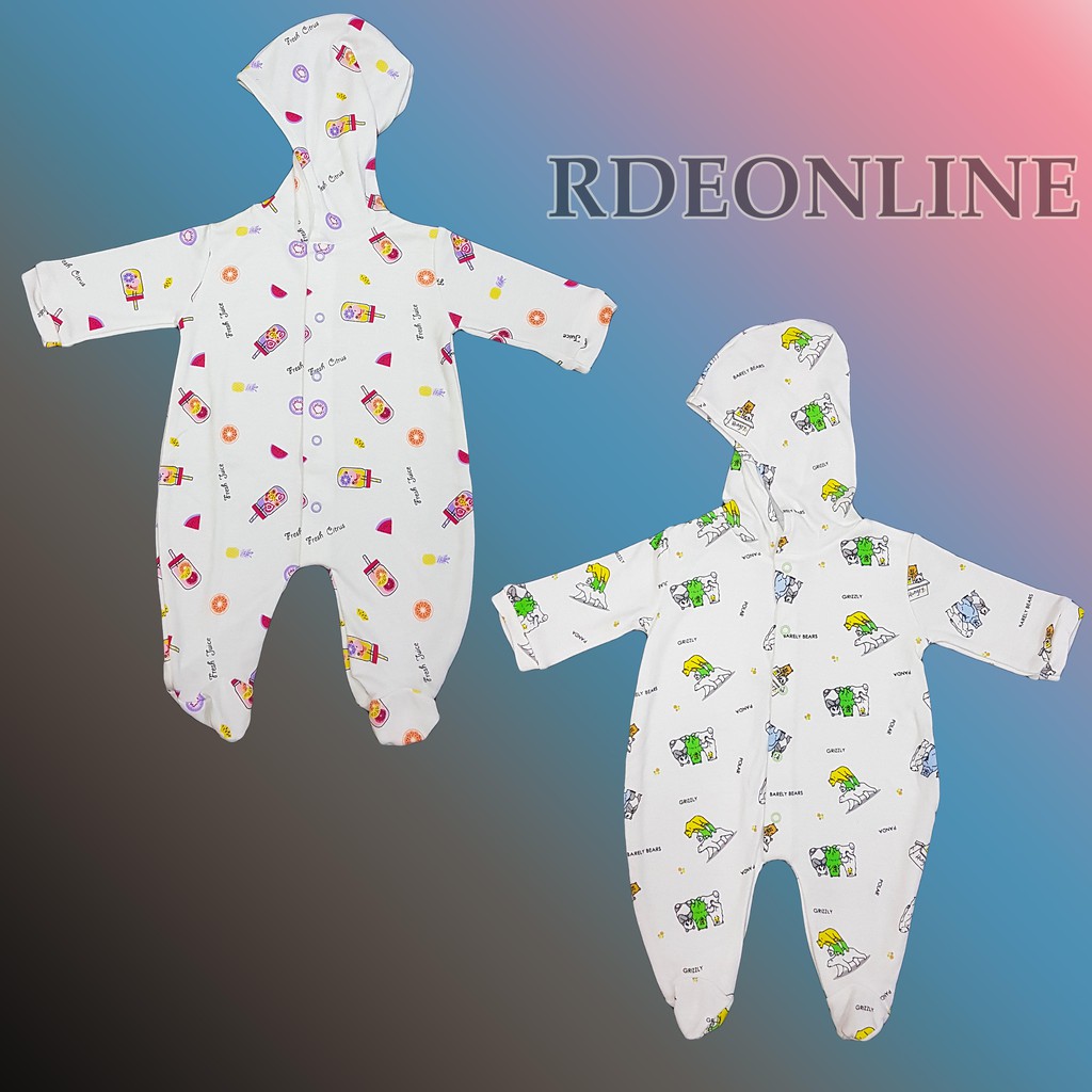 DORAEMON GLEE HOODED FROGSUIT FOR NEWBORN (0-6 MOS)