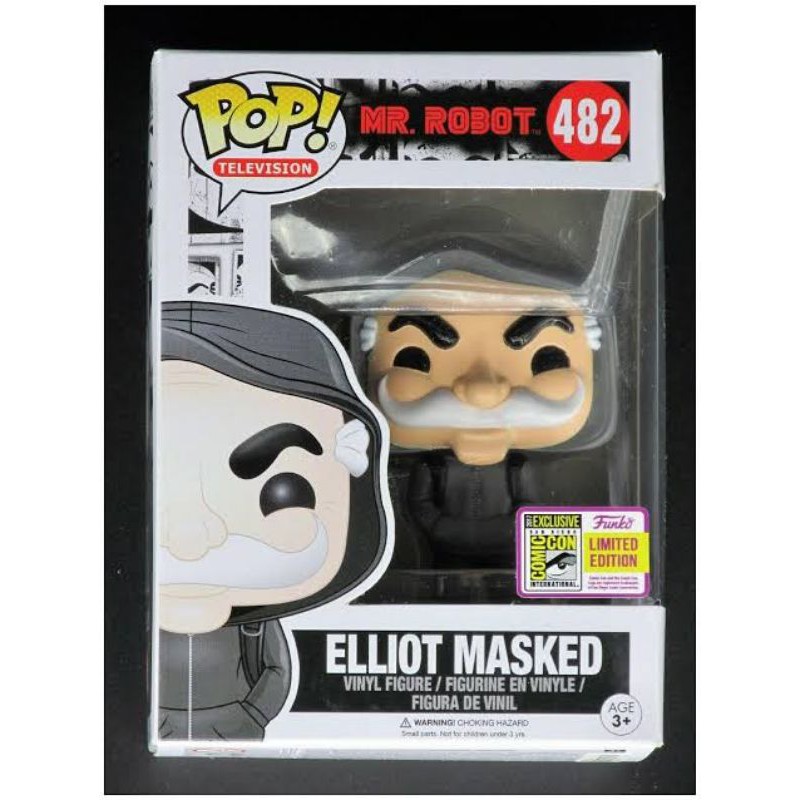 Funko pop Mr. Robot Elliot Masked summer convention Exclusive no