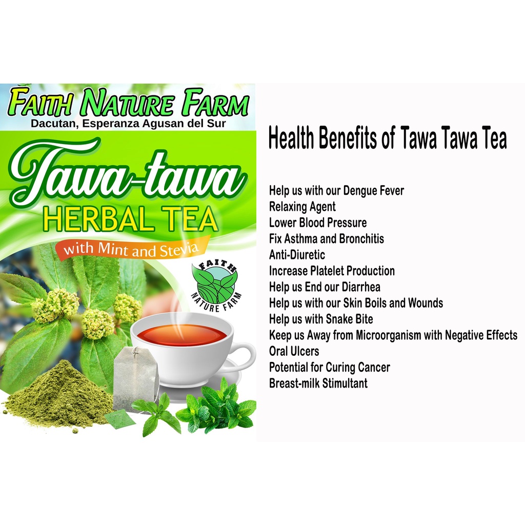 Tawa Tawa Herbal Tea ( 10 tea bags ) Shopee Philippines
