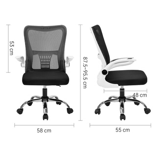 Deli E4929 Executive Adjustable Height 360 Rotat Chair Ergonomics Chair ...