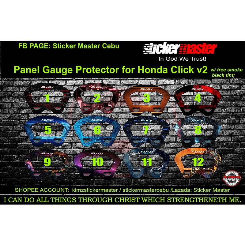 CLICK V2 PANEL GAUGE PROTECTOR | Shopee Philippines