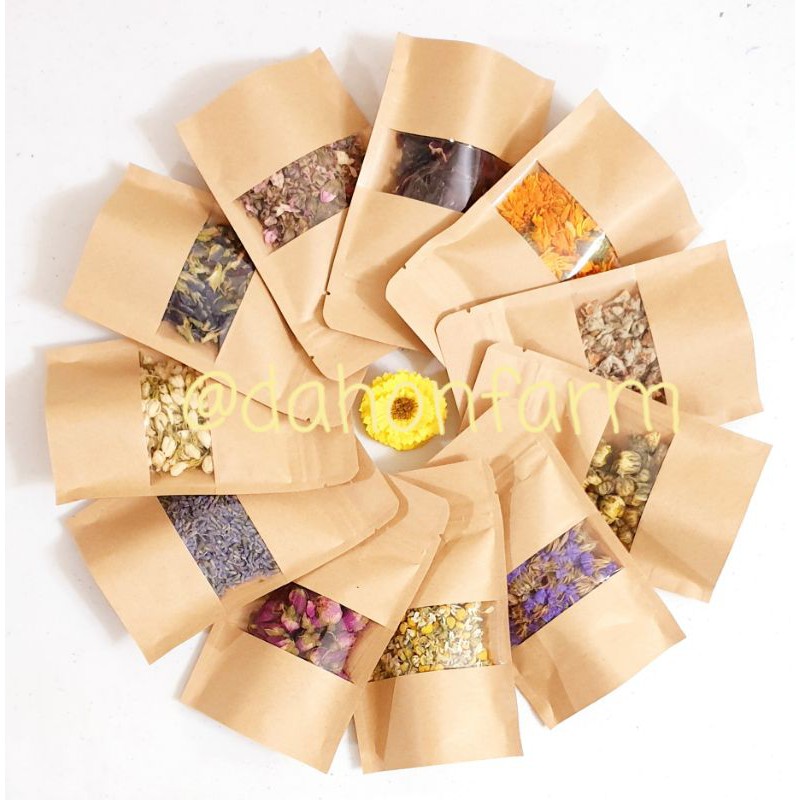 Dried Flower Tea 100/50g Hibiscus Chamomile Lavender RoseBuds Butterfly