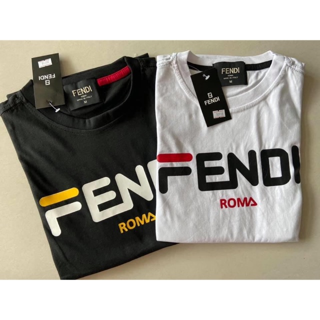 Authentic fendi t shirt sale