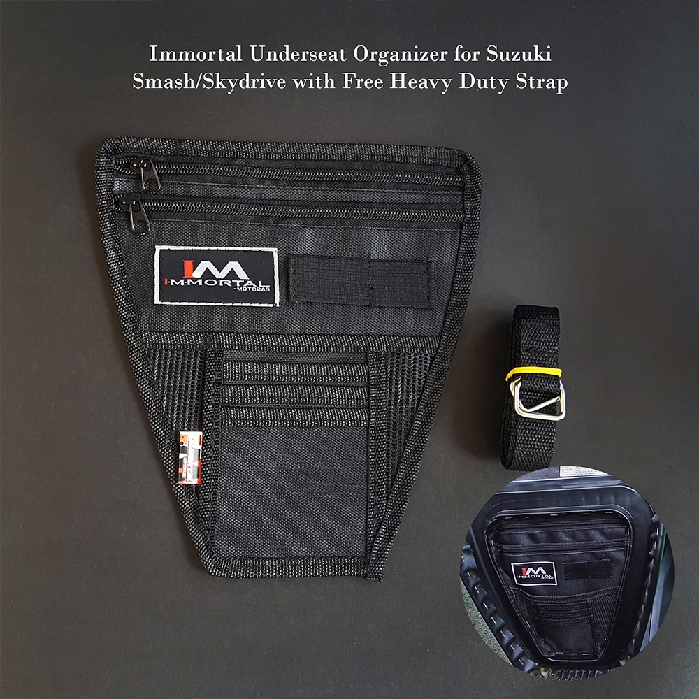 Garage Zero Skydrive Immortal 7 Pockets Under Seat Organizer Motorcycle