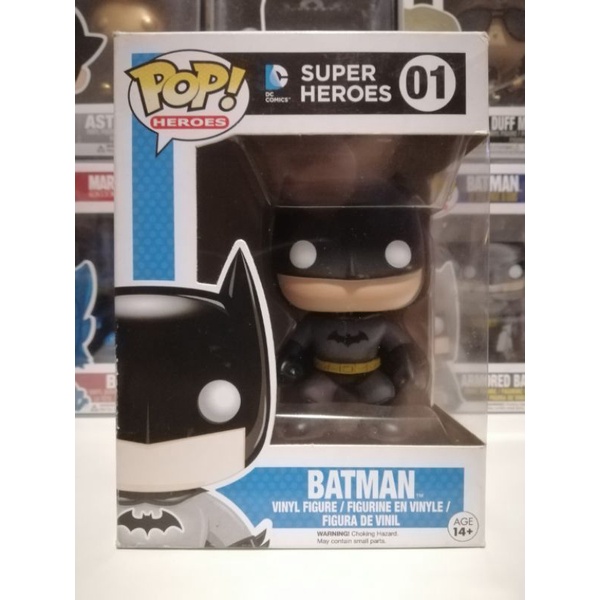 Batman 01 DC Super Heroes Funko Pop Authentic with