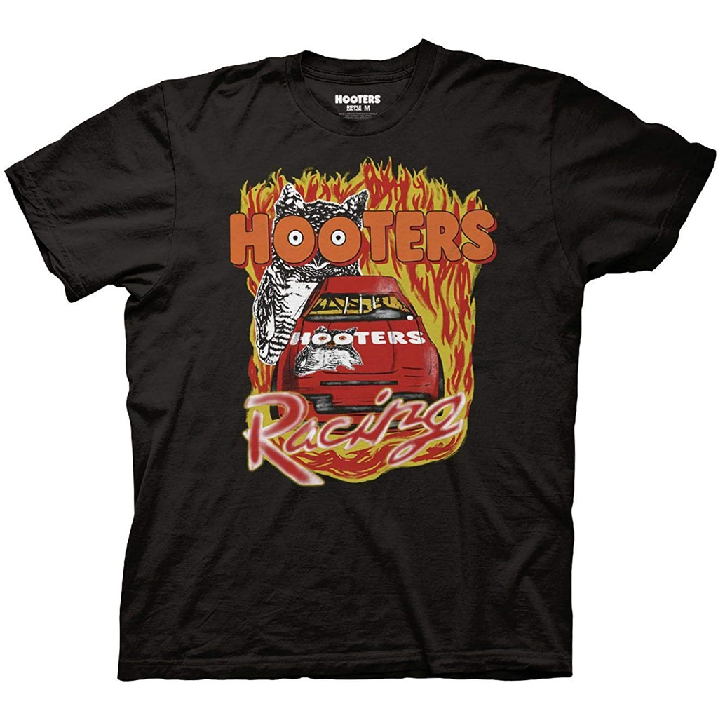 Insripple Junction Mens Hooters Restaurant Racing T-shirt - Hooters 