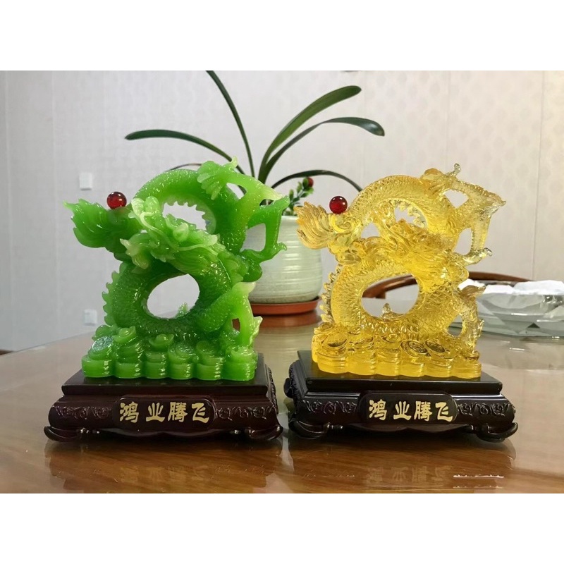 Dragon 8 Fireball Lucky Charm Figurines Decorate Successful Business ...