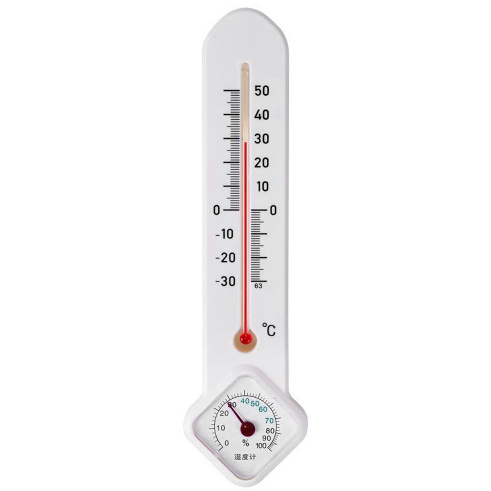 Wall Mounted Indoor Temperature Humidity Meter Analog Vertical
