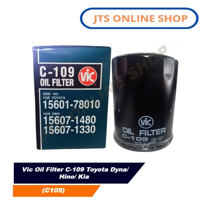 Vic Oil Filter C-109 Toyota Dyna/ Hino/ Kia (C109) | Shopee Philippines