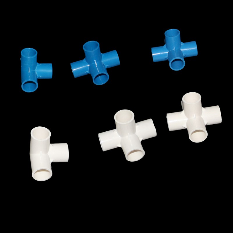 Inner 20mm PVC 3Way/4Way/5Way Connector for Garden White/Blue Pvc