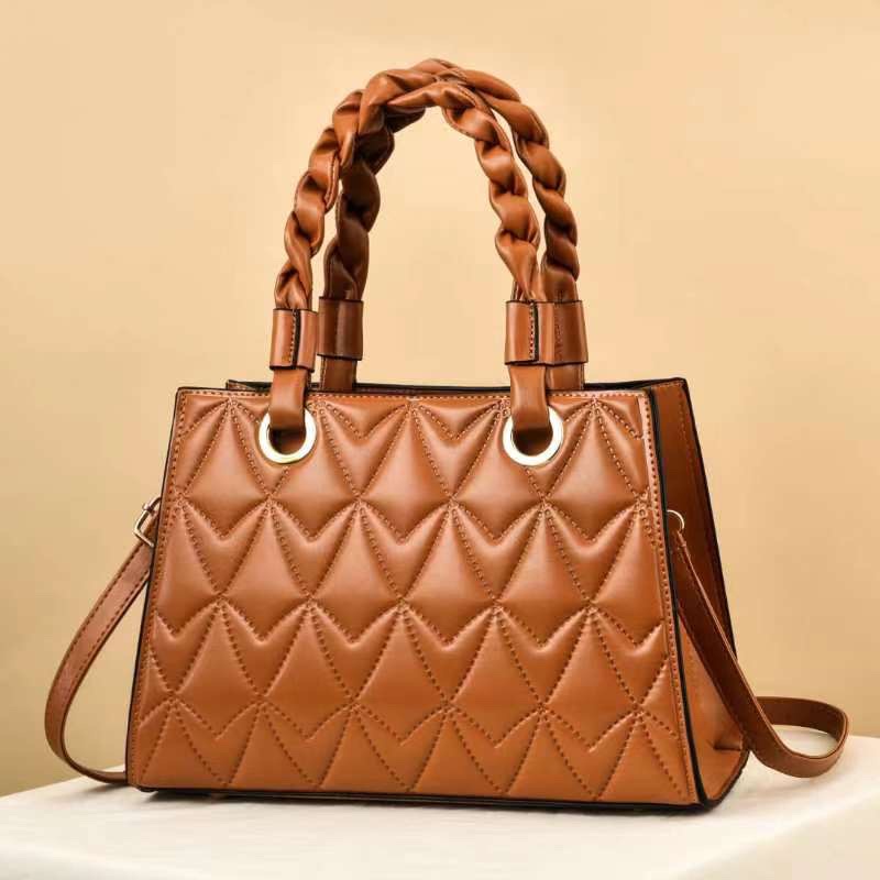 AW 2022 new fashion trend women's bag sewing thread handbag | Shopee ...