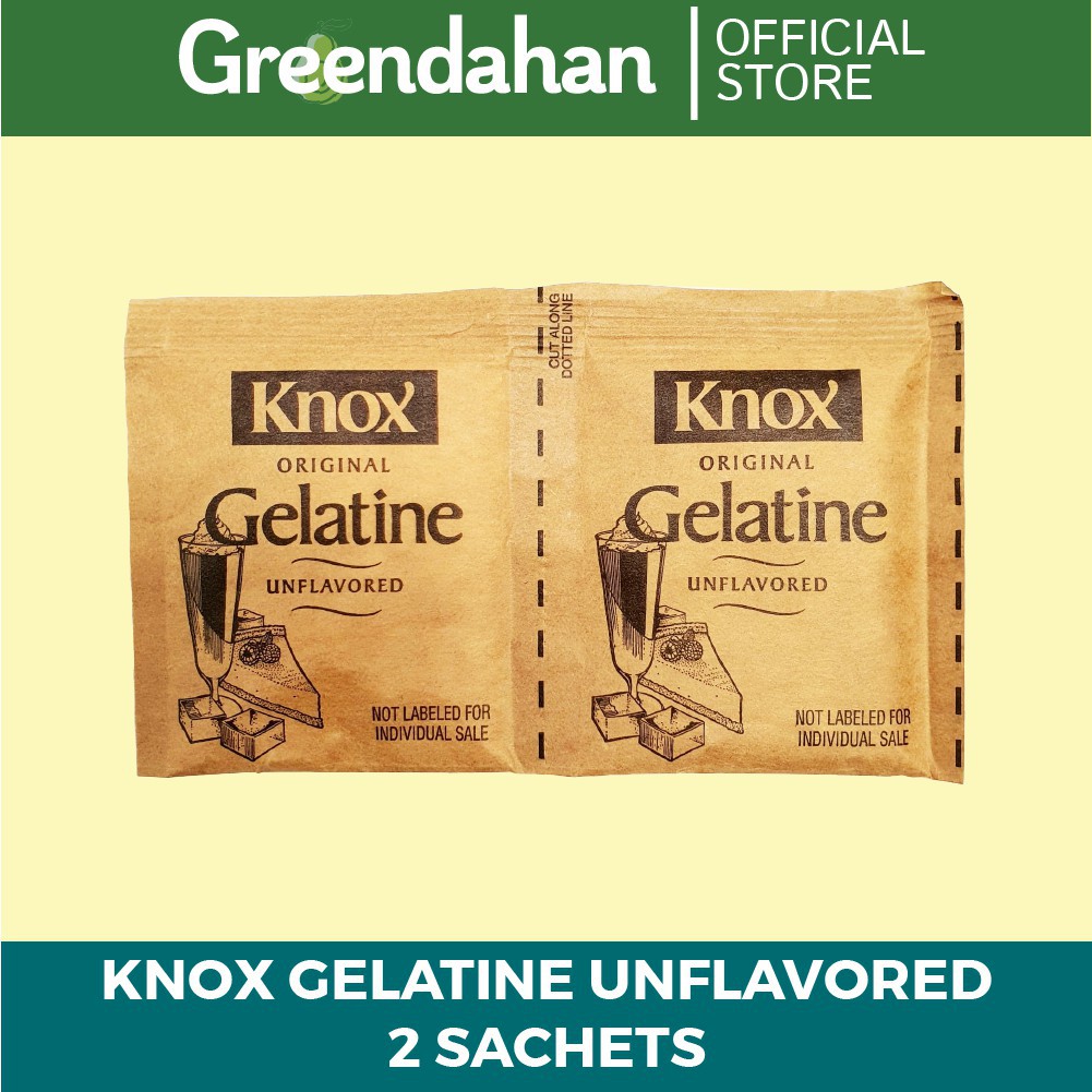GREENDAHAN/ Knox Unflavored Gelatine 2 Sachets Keto/Low carb Friendly Shopee Philippines