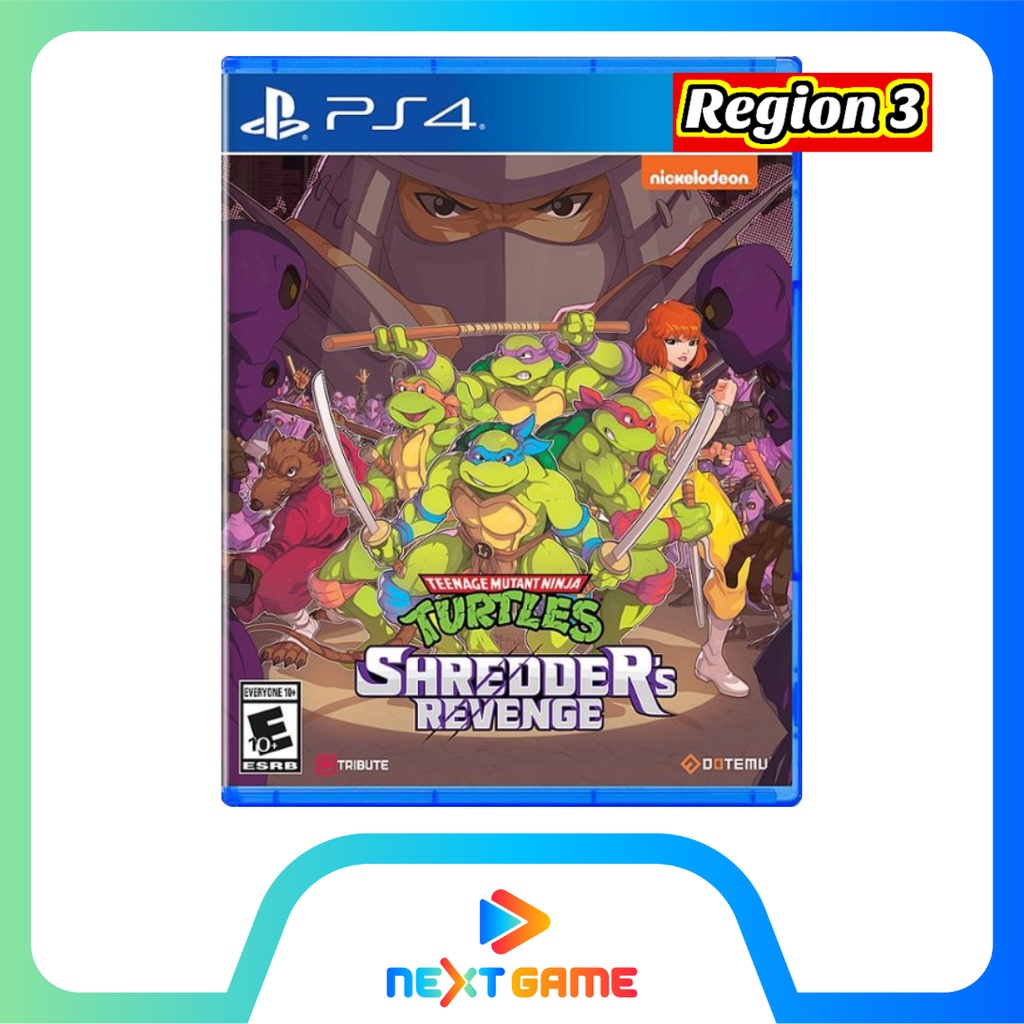 Ps4 Teenage Mutant Ninja Turtles Shredder's Revenge TMNT Shopee