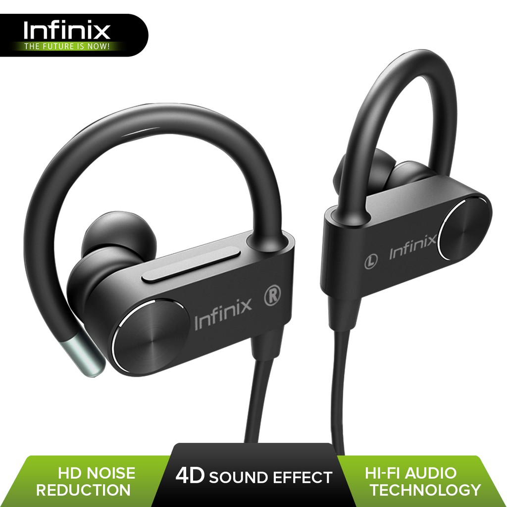 Infinix XE07 Sports Bluetooth Earphone Black Shopee Philippines