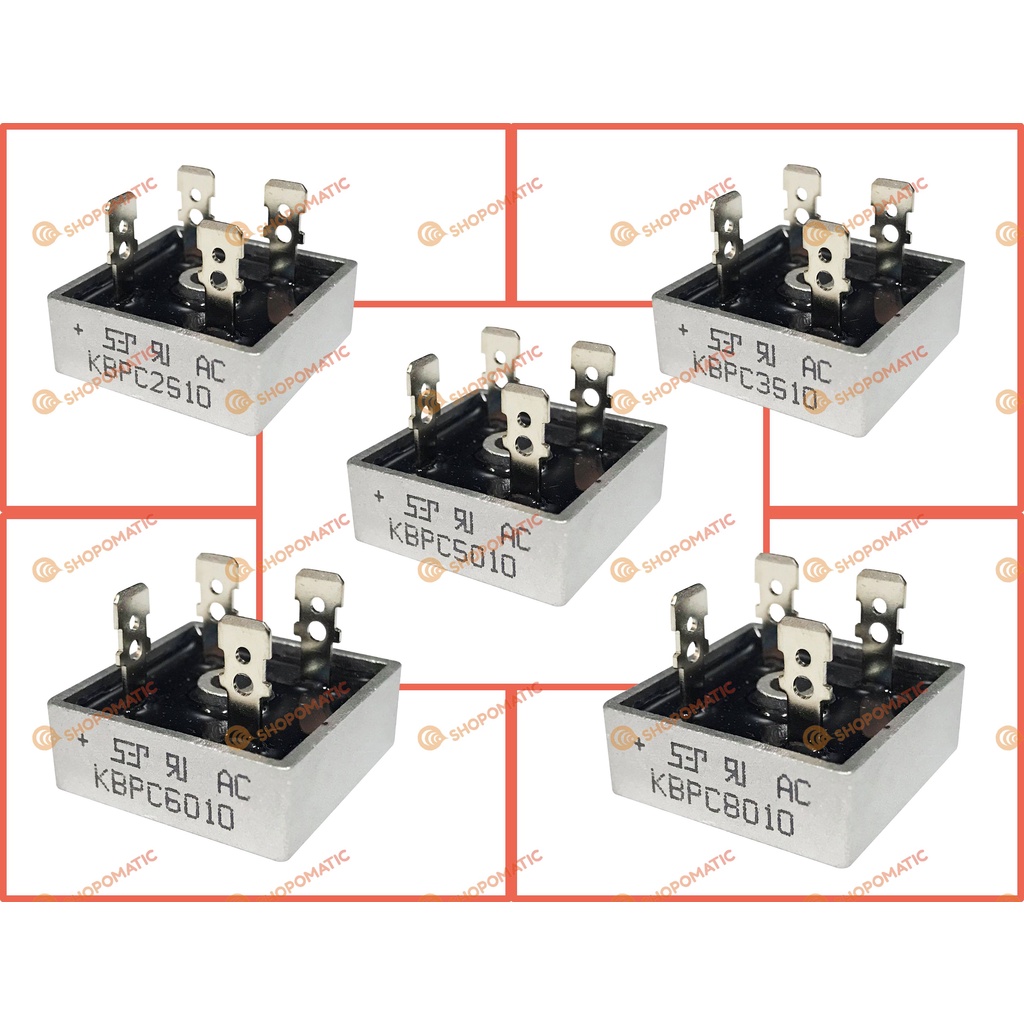 🟧 Metal Case Single Phase Diode Bridge Rectifier 🟧 | Shopee Philippines