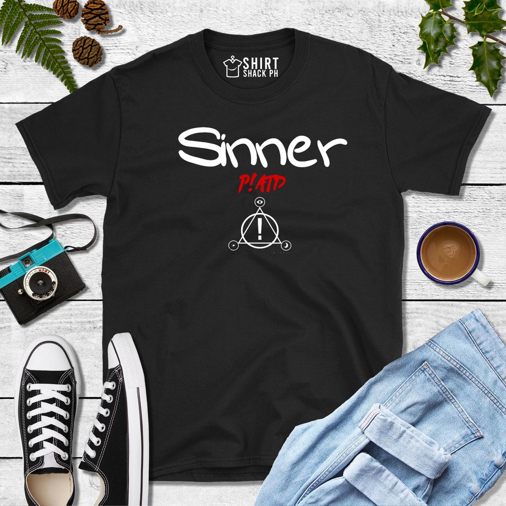 Panic! At The Disco - Sinner Logo Shirt | Shopee Philippines